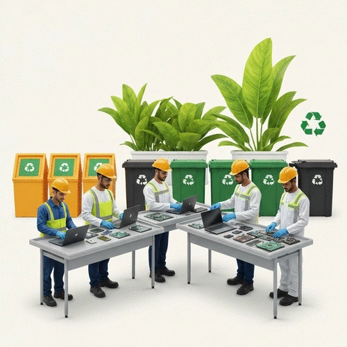Step-by-Step Process of E-Waste Recycling in UAE Facilities