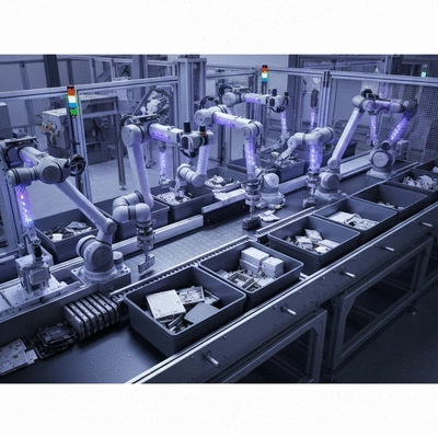 Advanced sorting technology for e-waste